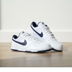 Nike Dunk Low White Midnight Navy – Size 13 – Worn Once – Excellent Condition
